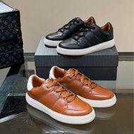 AWFJ zegna 2024 Summer New Style British Style Genuine Leather Men's Shoes Casual Luxury