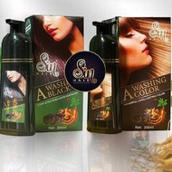 Sin Hair Shampoo + Serum Rambut Sin Hair Paket Penghitam Rambut Japan