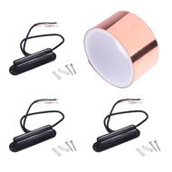 Manufacturer Wholesale Copper Foil Shielding Tape Single Guide 3 Small Double Track Pickup Set Music