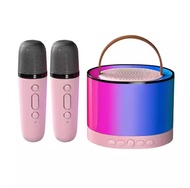 Speaker mini bluetooth 2 mic 1 karaoke Bluetooth 5.3 Set Mini Full Bass Portable Wireless Bluetooth 