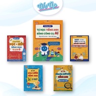 Combo of 5 books: Learn English with AI tools, Bilingual English - Chinese, Eliminate English lazyne
