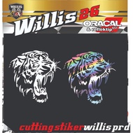 Tiger Sticker Tiger Visor Motorcycle Windshield Decal Sticker New