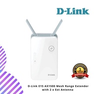 D-Link E15 AX1500 Mesh Range Extender with 2 x Ext Antenna