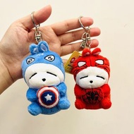 ✨一對價 🇰🇷 韓國限定 Mashimaro 賤兔 蜘蛛俠 美國隊長 Superhero 造型公仔 鎖匙扣 吊飾 掛飾 掛件 掛袋✨韓國景品 Captain America Spider-Man Sp
