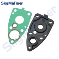 6E0-45321 Water Pump Aluminium Plate Kit 6E0-45315 Gasket For Yamaha Outboard Motor 4HP 5HP 6E0-4532