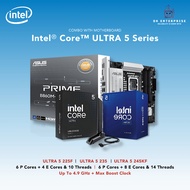 Intel Core ULTRA 5 (225F/235/245KF) Combo Intel Smart Cache NPU 13 Tops with Motherboard
