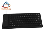 Silicone Mute Soft Keyboard 85-Key Computer Keyboard USB Wired Keyboard