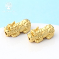 Charm bạc tỳ hưu mạ vàng - NQ Jewelry
