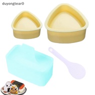 (duyongtear0) Triangular Rectangular Sushi Mold Kit Musubi Maker For Spam Kimbap Onigiri Rice Ball P