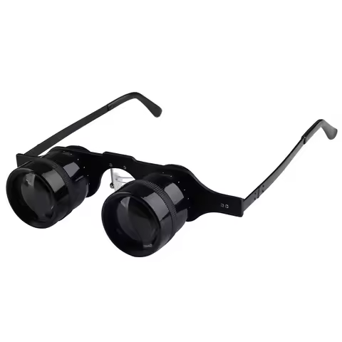 10 X Fishing Binoculars Telescope HD Clarity Hands Binoculars Ultralight Opera Glasses for Fishing S