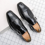 Italian Dress Shoes Men Wedding Party Shoes Casual Loafer Male Designer Flat Shoes Plus Size 48