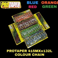 415H ( MX ) 415 H PROTAPER SPROCKET CHAIN 132L RED / ORANGE / GREEN / BLUE