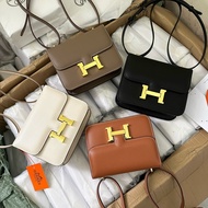 Epson leather square women's handbag size 18