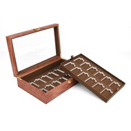 Wooden Single-Layer Lighter Gift Box Storage Box Multi-Layer 24 Compartments Lighter Holder Display 
