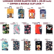 [SIZE L] [26-29 inch] Elastic Luggage Cover Elastic Luggage Cover/