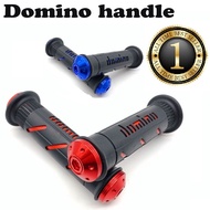YAMAHA Ytx 125 -DOMINO HANDLE GRIP RUBBER WITH BAR END accessories COLOR BLUE RED MIX BLACK COD