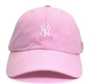 【時代體育】MLB 大聯盟 棒球帽  洋基隊 小LOGO 5762004-120粉紅