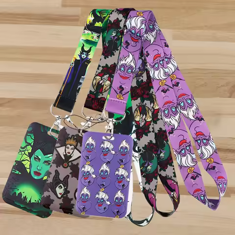 Funny Villain Evil Queen Lanyards for Key Neck Strap For Card Badge Gym Keychain Key Holder DIY Hang