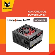 NEW Power Supply Power Up NERRO 600 WATT PSU 600 Watt PSU 600W