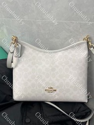 ✨全新💕coach蔻馳流浪包冰川白色單肩包斜挎包蔻馳女包