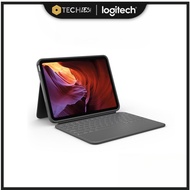 Logitech Rugged Folio Ultra-protective Keyboard Case with Smart Connector for iPad A3355, A3356 A275
