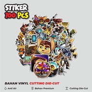 50 pcs Ratchet And Clank Stickers Creative Cute Decoration for Notebooks, Skateboards, hp