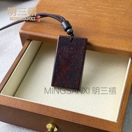 紅伊丁隕石平安扣平安牌吊墜 雞血石山水捨得葫蘆玉掛件