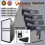 Original Aputure Amaran 100DS / 200DS / 100XS / 200XS LED Light Daylight / Bi-Color 100D s 100X s 20