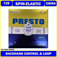 Friendship 729 PRESTO MAX Spin Table Tennis Rubber Ping Pong Sponge