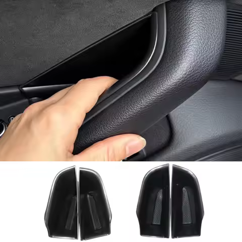 2Pcs Door Panel Storage Tray Phone Holder for Audi A4 B8 B9 A5 8T 4K 2008-2025 Coupe Auto Interior O