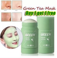 Green Tea Mask Stick Blackhead Removal Buang Delicate Pore Mask Clear Blackhead Balance Oil 100% original Green Tea Cleansing Mud Mask Remove Removal Blackheads Pore (Ready stock)green mask stick original &amp; eggplant mask stick green tea dea detoxing pore