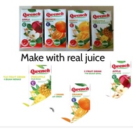 Qwench fruit juice 125ml X4 packet（Apple/orange/pineapple ）