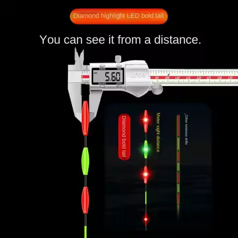 Super Bright LED Fishing Smart Float Top Luminous Ultra Sensitive Electronic Floats Buoy Induction B