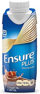 Ensure Plus Milkshake Style Nutritional Supplement Drink, Chocolate (237ml)
