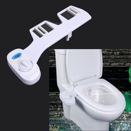 Fresh Water Spray Non-Electric Mechanical Bidet Toilet Seat Attachment Bathroom