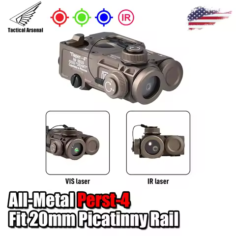 All Metal Tactical Zenitco Perst-4 Pointer RGB IR Laser Strobe High Power Surefir Flashlight M300 M6
