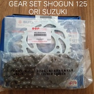 Gearset SHOGUN125 SHOGUN FL125 SHOGUN FD125 GIRSET ORIGINAL SUZUKI ORIGINAL SGP