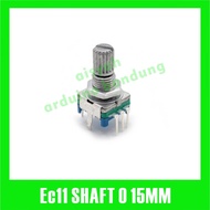 Rotary Encoder EC11 with Push Button Switch 15mm Half EC-11 SHAFT O