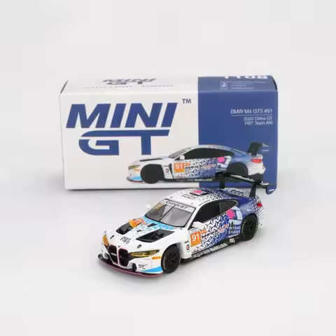 MINI GT 1:64 BMW M4 GT3 91 FIST Team AAI 2025 China GT MINI GT Dongguan Flagship Store Edition Alloy