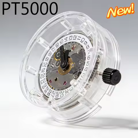 25 Jewels PT5000 Automatic Luxury Movement High Accuracy Mechanical Movement With Datewheel For Seag