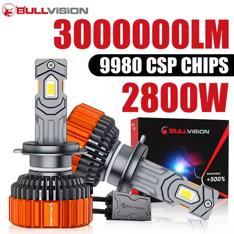 2800W G5 H7 H4 LED Car Headlight CANBUS H1 H8 H9 H11 9005 HB3 9006 HB4 9012 HIR2 3000000LM Double Co