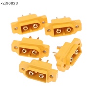 [XYZ] 5pcs AMASS XT60E-M Mountable XT60 Male Plug for RC  FPV Racing Fixed Board MY