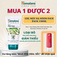 GEL MẶT NẠ ĐẤT SÉT LÁ NEEM LOẠI BỎ MỤN, BÃ NHỜN VÀ MỜ THÂM HIMALAYA NEEM FACE PACK 150ml