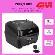 Genuine Givi B32NB Motorcycle Rear Trunk - TRAVEL KING - Givi B32N Rear Trunk