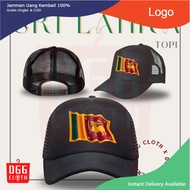 DGGCloth Topi Souvenir Negara Sri Lanka - Topi Trucker Oleh Oleh Sri Lanka