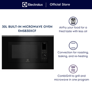 [New] Electrolux EMSB30XCF 60cm UltimateTaste 900 Built-in Convection Microwave Oven 30L Capacity with 2 Years Warranty