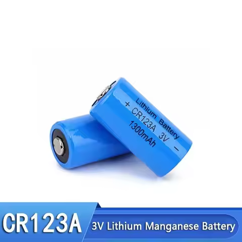 CR123A 1300mah 3V non-rechargeable disposable battery cell for GPS security system camera medical eq