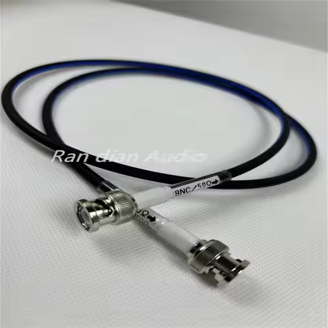 LHY Professional HIFI 50Ω 75Ω BNC 10M Clock Cable Digital Coaxial Audio Signal Cable (1 meter)