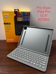 [預訂2310] ZAGG - 07963 Pro Keys iPad Pro 12.9" Keyboard &amp; Case 無線鍵盤連可拆卸保護殼