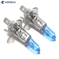 NOBELJIAOO 2Pcs H1 12V 55W Halogen White 6000k Head Light Lamp Globes Bulbs Fog Car Bulbs I3W9